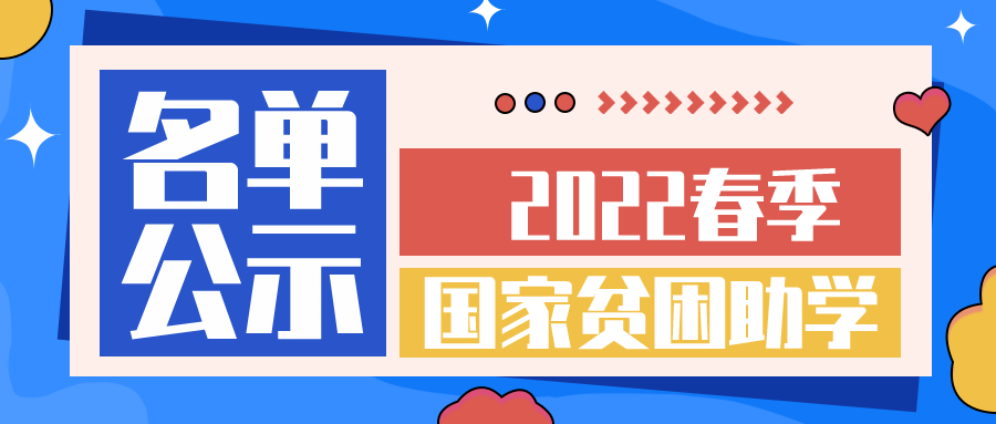 湖南智云学校2022年春季国家贫困生助学金总名单公示